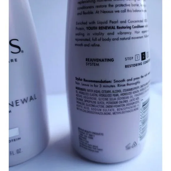 NEXXUS Youth Renewal Rejuvenating System Conditioner 2 Pk 13.5 oz Liquid Pearl - Picture 4 of 5